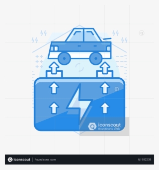 Car Battery Illustration Full Screen