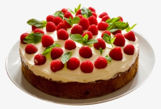 Bolos E Tortas - Cakes With Mint Raspberries