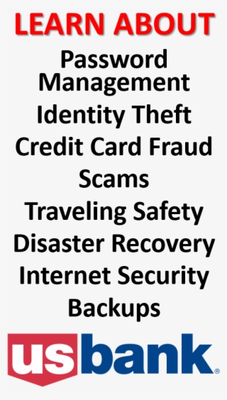 Digital Security Class With Us Bank - Us Bank