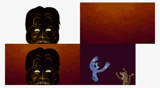 Click For Full Sized Image Game Over Screen - Regular Show 8 Bit