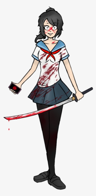Yandere Simulator Transparent Transparent Background - Transparent Yandere Simulator Yandere Chan