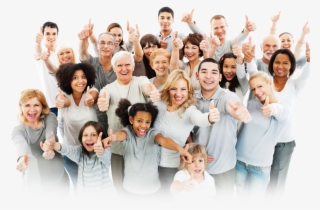 Satisfied-customers - Group Of People Giving Thumbs Up