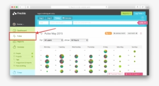 Go To Pulse In The Green Navigation Sidebar - Computer Icon