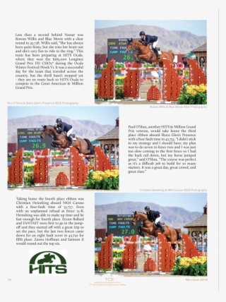 Less Than A Second Behind Nassar Was Rowan Willis And - Brochure
