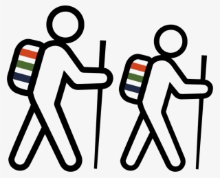 Two Campers Walking Icon