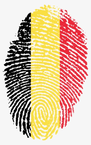 Belgium Flag Fingerprint Country - Flag Fingerprints