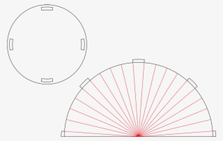 Pattern For Cutting A Cone On The Epilog Laser Cutter - Time 8.20