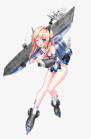 Colossus Damaged - Warship Girls Colossus