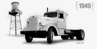 In 1949, Peterbilt Introduced The Model 350, Which - First Peterbilt Truck