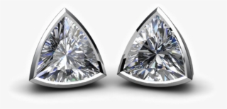 Bespoke Trilliant Diamond Earrings - Earrings