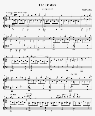 The Beatles Sheet Music Composed By Jared Cathey 1 - Stronger Than You Ноты