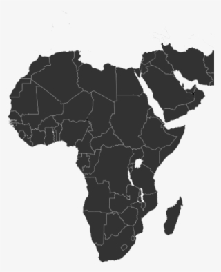 New Maps Middle East - Emea Map Black And White