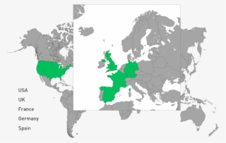 Data Centres Location Map - Map Of Greater Europe