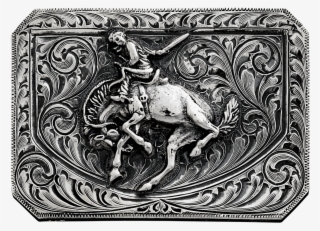 Vogt Silversmiths Collections The Centennial Bronc - Monochrome