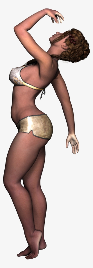 Woman Bikini Walk Female Girl 1280882 - Fantasy Art Of Exotic Woman