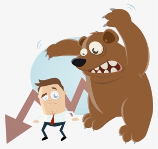 Now Let's Explore What A Big Stock Market Bear Attack - Markets Down Funny