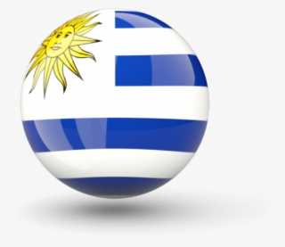 Illustration Of Flag Of Uruguay - Uruguay Flag Icon Png