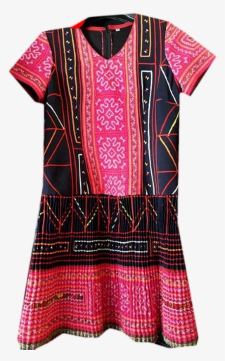 Tribal Patter Dress-15 - Day Dress