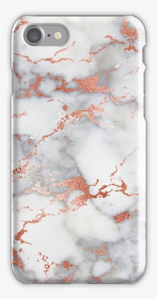 Marble With Rose Gold Streaks Phone Case Cover Iphone - Rose Gold White Marble