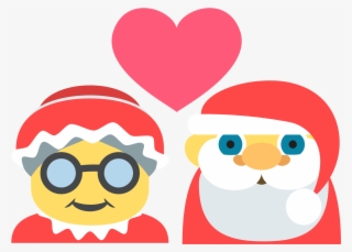 Emoji T-shirt Iron On Transfer - Transparent Santa Emoji