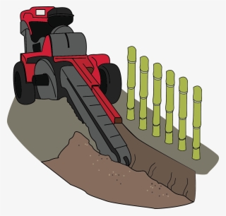 Dig Trench By Machinerenting A Trencher Will Make The - Illustration