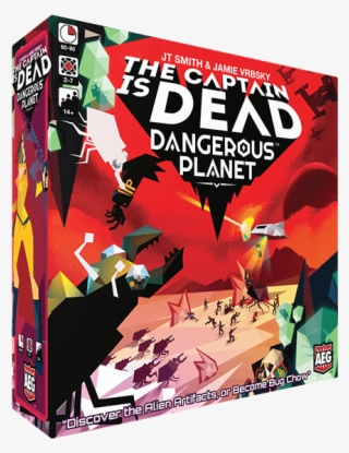 The Captain Is Dead Dangerous Planet Box - Graphic Design