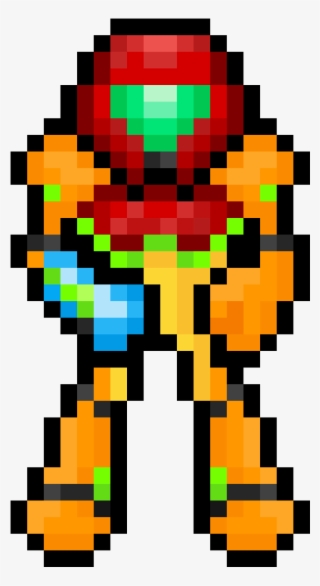 Samus Nes Remastered - 8 Bit Samus Sprite