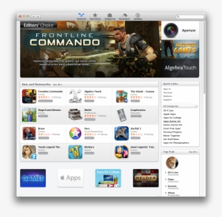 Frontline Commando Make's Editor's Choice On Apple's - App Store Editor