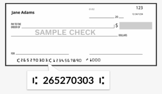 Routing Number - Bank Of The Ozarks Check - 1400x815 PNG Download - PNGkit