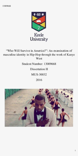 Pdf - “ - Kanye West Runaway