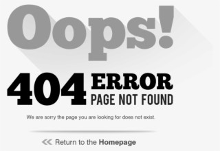 Sorry Page Not Found