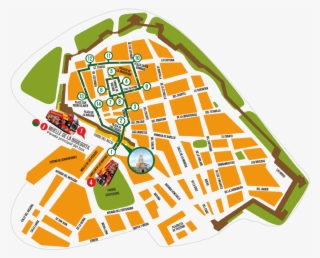 Green Route Map - Illustration