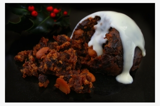 Christmas Pudding Masterclass - Christmas Food Black Background