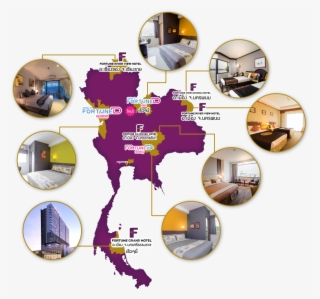 Our Hotel - Thailand Map