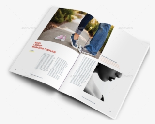 01 Node Magazine Template 02 Node Magazine Template - Graphic Design Minimalist Magazine Layout