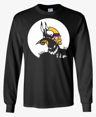 Jack Skellington And Sally Minnesota Vikings Halloween - Shirt
