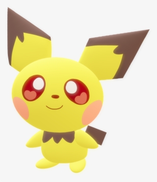 Im Getting Better At 3d Paint N A S T Y Pichu Pkmn - Cartoon