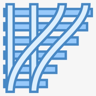 Train Track Icon - Train Switch Icon