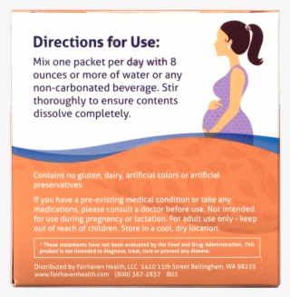 Myo-folate Directions For Use - Girl