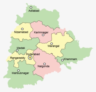 State Map Of Telangana - Telangana Assembly Election 2018