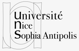 Logotype Mode Trait Noir Pour Vos Documents Imprimés - University Of Nice Sophia Antipolis