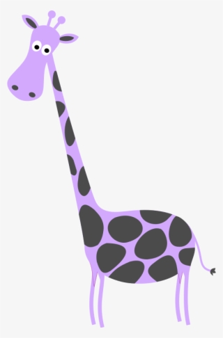 Giraffe Sympa In Lavender & Gray - Quotes About Smile Funny
