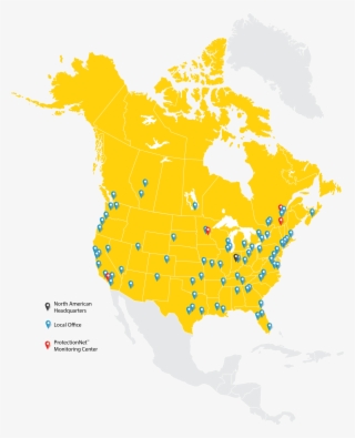 North America Relief Map