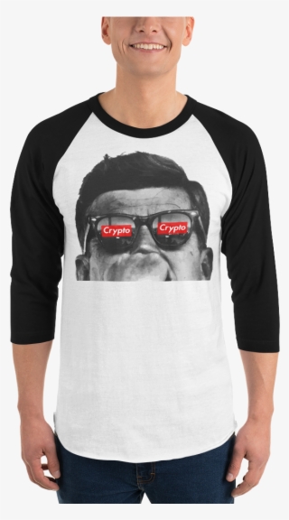 K Crypto 3/4 Sleeve Raglan Shirt - Shirt