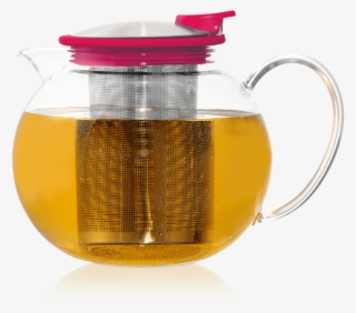 Fuschia - Theiere Transparente Kusmi Tea