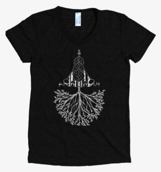 Aspen Fungi White Transparent Mockup Front Wrinkled - Niall Shirt