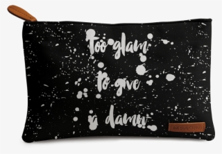 Dailyobjects Too Glam To Give A Damn Silver Carry-all - Coin Purse