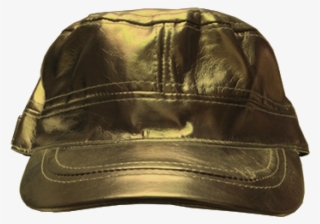 Synthetic Leather Cap - Gorra De Oro Png