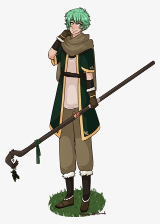 Druid Jade Ive Never Drawn A Druid Before, And He - Anime Druid