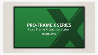 Severtson Pro-frame X Fixed Frame Commercial Projector - Crédit Maritime